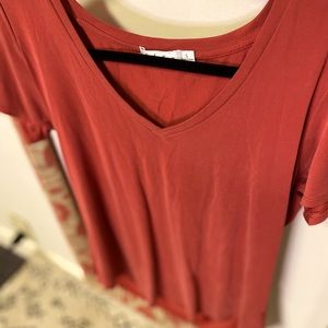 Rust Red Boyfriend Tee🔥